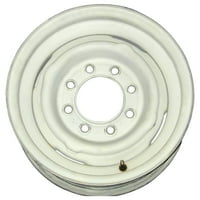 גלגל פלדת OEM משופץ, לבן, מתאים 1974- טנדר ג'יפ J