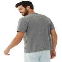 חולצת טריקו יומיומית של הרכבה בחינם עם שרוולים קצרים