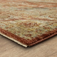 קרסטן שטיחים פאלו חלודה 5' 7 ' 6 אזור שטיח