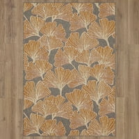 מוהוק הבית ג'ייד פרפר שטיח אזור חיצוני, חלודה, 10 '13'