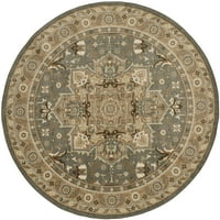 שטיחים קארסטנים רודוס אפור אפור 8 '8' שטיח שטח