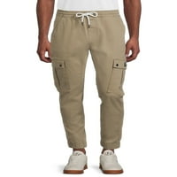 WESC's Men's Twill Slim Utility Gogger מכנסיים, מידות S-XL, מכנסי מטען לגברים