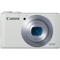 Canon PowerShot S 12. Megapixel Compact Camera, לבן