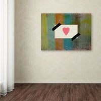 סימן מסחרי אמנות 'אהבה עצמך' אמנות קנבס מאת תמי קושניר