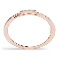 קראט T.W. טבעת אופנה זהב של יהלום 10KT