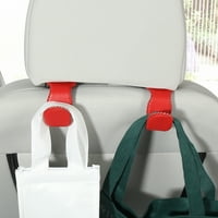 רכב ראש אוניברסלי רכב רכב מושב אחורי מקביל מקביל ווים אדום