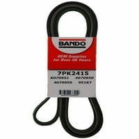 Bando USA Belt 7PK FITS SELECT: 2003- מרצדס בנץ C, 2001- מיצובישי מונטרו