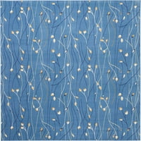 שטיח אזור בוטני כחול בהיר מאת Pinewood Grove
