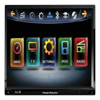 Power Acoustik Inteq PD-769NB CAR DVD נגן, 7 מסך מגע LCD, W RMS, DIN DIN, לוח קדמי לניתוק