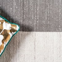 שטיחי אזור מודרניים מלבניים של ג'יל זרין, אפור, אפור