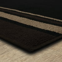 עמוד התווכות טיטאן פס שטיח אזור מקורה, שחור, 3 '4 5'