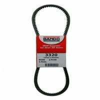 Bando RPF Precision מהונדס קצה גולמי גולמי Cogged V-Belt FITS SELECT: 1986- NISSAN D21, Nissan 720