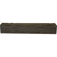 8 H 10 D 84 W Pecky Cypress Fau Wood Mantel, Onyx