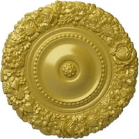 עבודת טחנה של Ekena 21 OD 2 P Marseille Medallion, זהב עשיר מצויר ביד