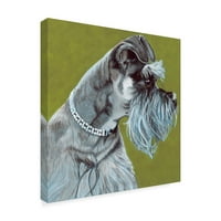 סימן מסחרי אמנות 'דלין כלבים זואי' אמנות בד מאת דלין רול