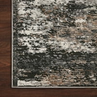 לולוי השני אסטל אוסף אסט-פחם גרניט מופשט אזור שטיח 9'-3 12'-10