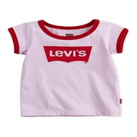 חולצת הטריקו של בנות של לוי, גדלים 4-16