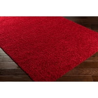 אורגים אומנותיים רדום אדום 7'10 10 'שטיח שטח מוצק מודרני