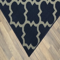 גרלנד שטיחים ז 'נבה חיל הים, שנהב 5' 7 ' גיאומטרי מקורה אזור שטיח