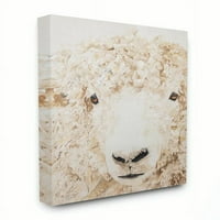 תעשיות סטופליות דיוקן כבשים חווה ציור בעלי חיים קיר קיר קיר מאת דיאנה פיפר, 30 40
