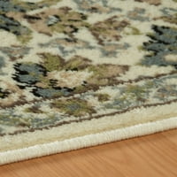 שטיח מעולה במדלן וינטג 'פרחוני מקורה, שמנת, 8' 10 '