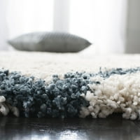הדסון אמיאס שטיח רץ גיאומטרי גיאומטרי, צפחה שנהב כחול, 2'3 6 '