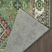 יונייטד וויברס Bedivere Morgana Oriental ירוק ארוג שטיח או רץ שטיח או רץ