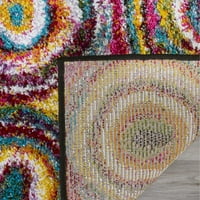פיאסטה וינצ'סטר צבעוני גיאומטרי שטיח רץ גיאומטרי, Multi, 2'3 6 '