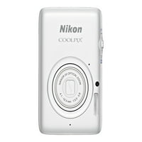 Nikon Coolpi S 13. Megapixel Compact Camera, לבן