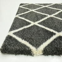 סבכת שפע נול ייחודית זיון שטיח או רץ גיאומטרי