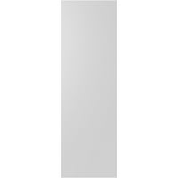 Ekena Millwork 15 W 80 H True Fit PVC לוח יחיד שברון שברון מודרני סגנון תריסים קבועים, חום צימוק