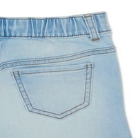 כפתור בנות פלא לאומה מכנסי ג'ינס זבובים, גדלים 4- ופלוס