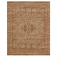 מוהוק טאונסאנט שטיח שטיח מקורה ארוג, תבלין, 5 '8'