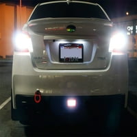 עדשה מעושנת של IJDMTOY ערכת הרכבה אור ערפל אחורית לערפל אחורי לשנת 2011-Up Subaru Impreza WR STI