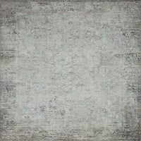 לולוי השני דריפט-שנהב כסף מופשט אזור שטיח 18 18 מדגם