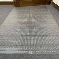 מגן רצפה של עות'ומנסון אטום למים לא החלקה על גומי מגן מקורה שטיח רץ, 2'2 20 ', ברור